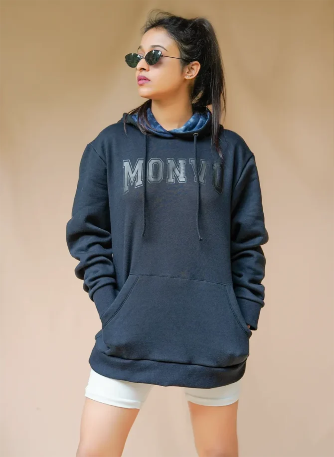 Monvo Printed Fleece Hoodie