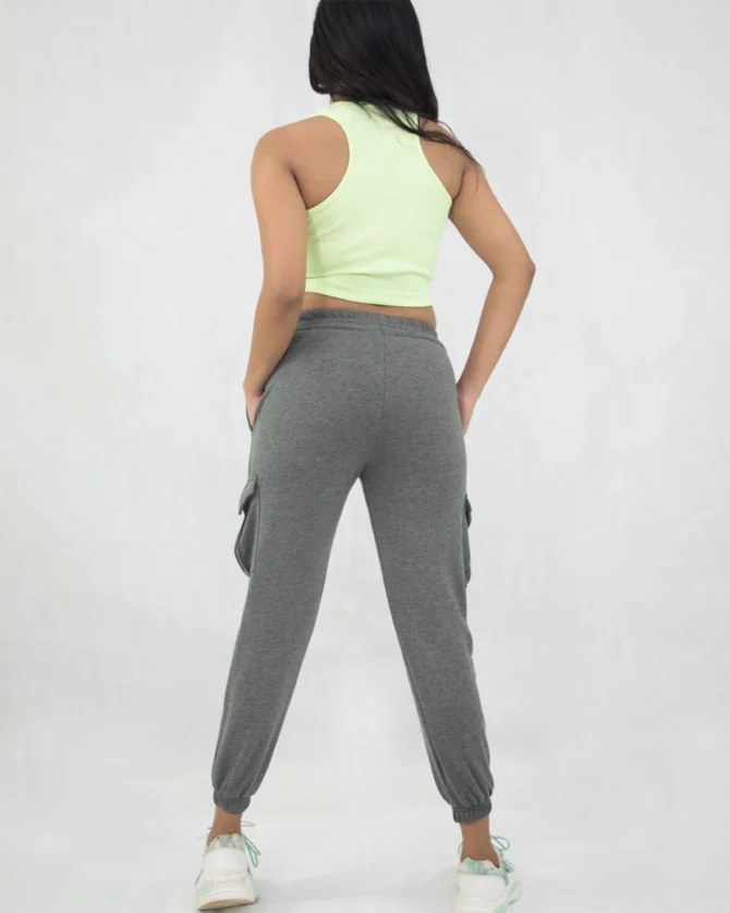 Jogger pant with Elastic waist Greymal