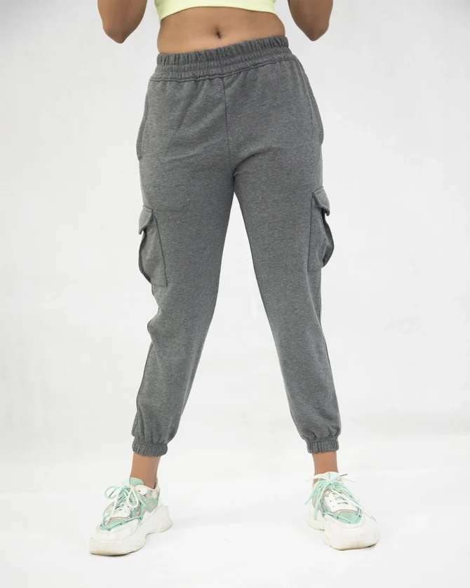 Jogger pant with Elastic waist Greymal