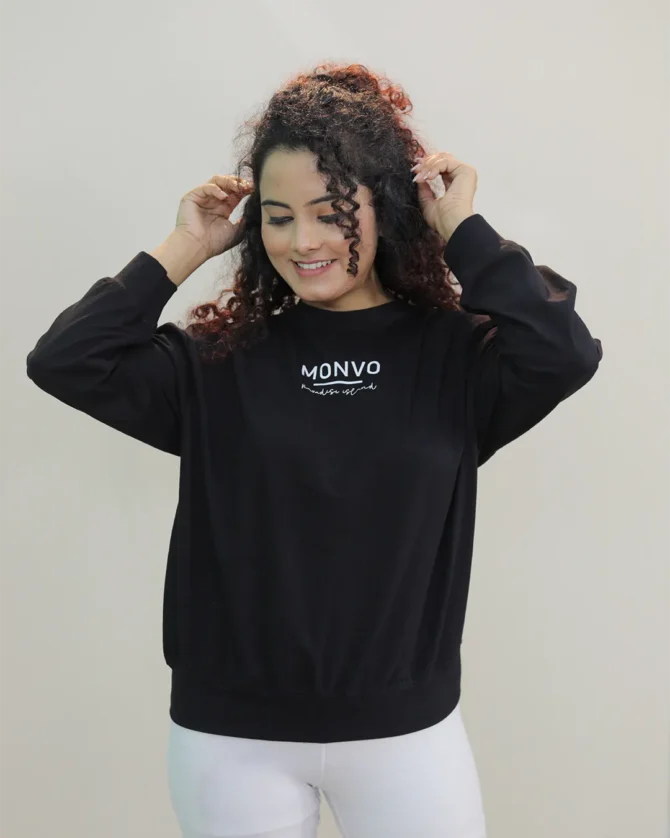 Oversized Sweat shirt Logo printed