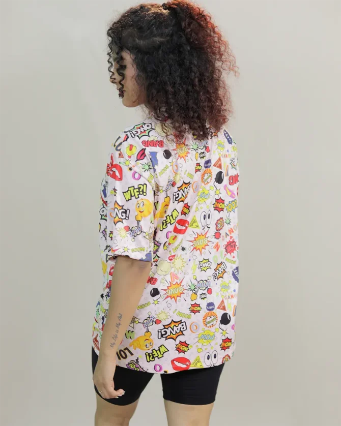 Printed Graphic Oversized T shirt