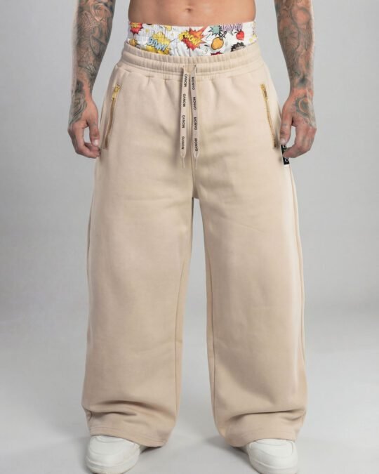 280 GSM Oversized Jogger with Zipper Detail