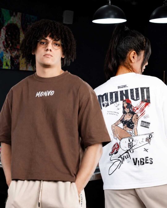 Oversized Crop Cut Tee - 240 GSM Heavy Cotton Boxy Fit