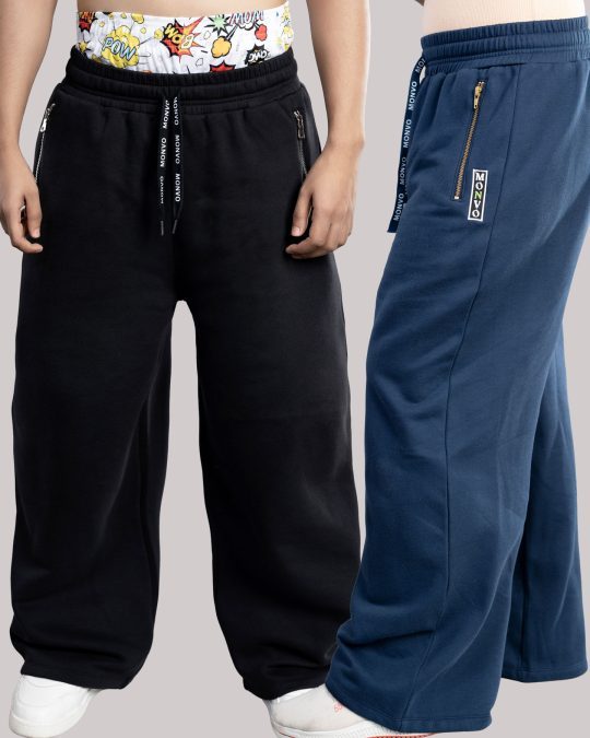 280 GSM Oversized Jogger with Zipper Detail